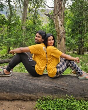 Sangeetha sai Instagram - We just lost in the Nature, but we found each other; when the person matches your energy and your dressings!🥰🫂

Love pannumbodhu kedaikkadha time ellam, after marriage one by one ah execute pannitu irukkom😅😜
@sangeethasai_offl ❤️

By the way,
அனைவருக்கும் இனிய தமிழ் புத்தாண்டு வாழ்த்துக்கள் ☺️✨️💐