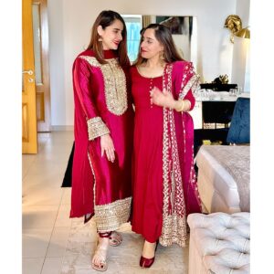 Saniya Shamshad Instagram - Arre bhaisahab, laal to kuch zyada hi ho gaya na! 😬🤭

#eid2025