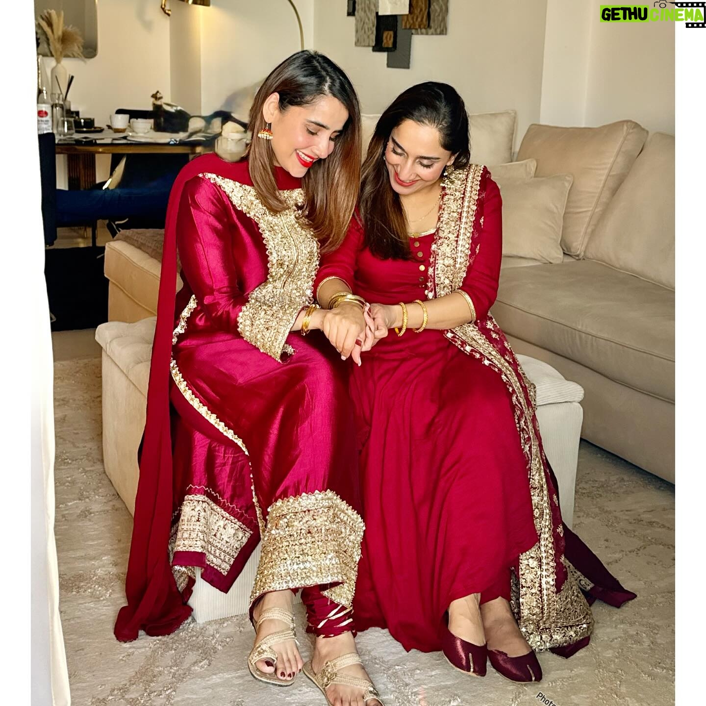 Saniya Shamshad - 10.2K Likes - Arre bhaisahab, laal to kuch zyada hi ho gaya na! 😬🤭
#eid2025