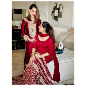 Saniya Shamshad Instagram - Arre bhaisahab, laal to kuch zyada hi ho gaya na! 😬🤭

#eid2025