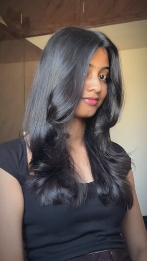 Sanjana Instagram - Requested one 🙈❤️

#haircut #ownhaircut #hairstylist