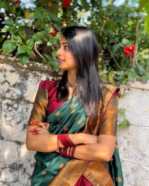 Sanjana Instagram - This is my happy place 🌸❤️

#happyonam #onam