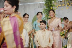 Santoshi Shetty Instagram - Postcards from my Bhai Ki Mangalorean Wedding 🥹😍✨

Congratulations my babies @siddharth.shetty & @ridhima.shetty ❤️🦋💫