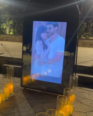 Sara Abi Kanaan Instagram - Swipe to Meet the wedding team 😍🤍 - “The Thousands Candle Wedding” 🕯️ 
•
@eyecandy_events @linasarkisian @avosofian Lina, where to begin … we met in September and that’s when we instantly fell in love with you ! Any couple would be lucky to have you as their wedding planner, you manage to turn everything you see into magic we love you dearly 🧚‍♂️🔮
@azizahere we met 7 years ago and had a blast on stage little did I know that this friendship would lead you to sing in our wedding 🥹 love you neighbor 😉❤️
@lens.tales GUYS!!! They say a picture is worth a thousand words? Yours is worth a thousand fairytales thank you for holding our hand through this 📸 
@saveursdumondecatering @eternityhamatvillage @nkossaify always the positive passionate man !! You were on fire !!! Your venue was heavenly and the people couldn’t stop talking about your food and your service ! No one can ever top what you did 🪄 
@sayitwithchocolate_lb you witnessed it all since the beginning , the women empowerment message behind your business is why we met and became friends!!! Your smile and presence and CHOCOLATE were everything!!! Also people took all the boxes they could see and are still eating to this day !! 🤣 🍫 
@dj.eyli all I could hear on the dance floor was “the dj is awesomeee” no one could stop dancing and what’s more impressive is that you didn’t even use a screen 😉
@casadelflora robert, the candles, the flowers, the wall of fame … everything you customized and created from scratch was out of this world, you’re a true artist 🌸 
@selectagency jemmy and the girls thank you for your professionalism, you were able to accommodate the last minute changes and obstacles with flying colors and we didn’t even notice 👩‍💼 
@rarevents.lb no one wanted to leave the welcome drink area because of you 🤣 the entertaining booths idea was the best thing ever 🎊
@skylightlebanon thank you for the fantastic job you did 🥹 🎤 
@etsrabihm we’re happy to be the first ones to have used your new furniture! The industrial chic theme was on point 🖤