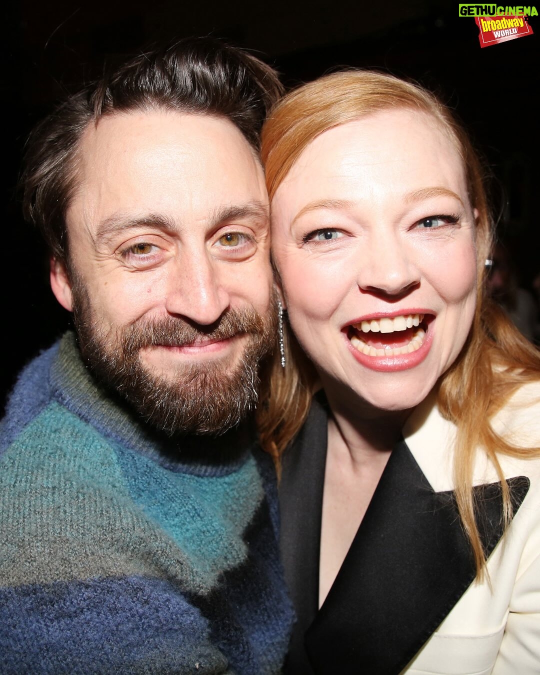 Sarah Snook - 31.1K Likes - The cast of @succession reunited at the opening night party for @sarah_snook’s Broadway debut in @doriangrayplay! Check out photos of Snook posing with Kieran Culkin, @iamzoewinters, @nataliegold_48, @arianmoayed, and more. See the rest of the photos at the link in our bio!

📸: Bruce Glikas @bruglikas @broadwaybruce_