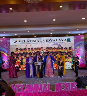 Saranya JaiKumar Instagram - Always happy to be associated with @velammalnexusgroup . Not exaggerating - I have attended so many annual day programmes but VELAMMAL programmes are definitely very very colourful and a feast to the eyes. I appreciate the efforts of the management and teachers in organising this graduation ceremony for kids . Very happy to see many progressive developments at VELAMMAL . 

Dr SARANYA JAIKUMAR 
Educational Psychologist