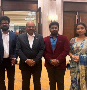 Saranya JaiKumar Instagram - Srilanka National day celebrations by Srilankan Embassy at Taj Chennai. Very happy to have met wonderful people and always proud to work to strengthen Indo Jaffna Education Ties . 

Dr SARANYA JAIKUMAR 
Educational Psychologist 
Director, Northern Uni India