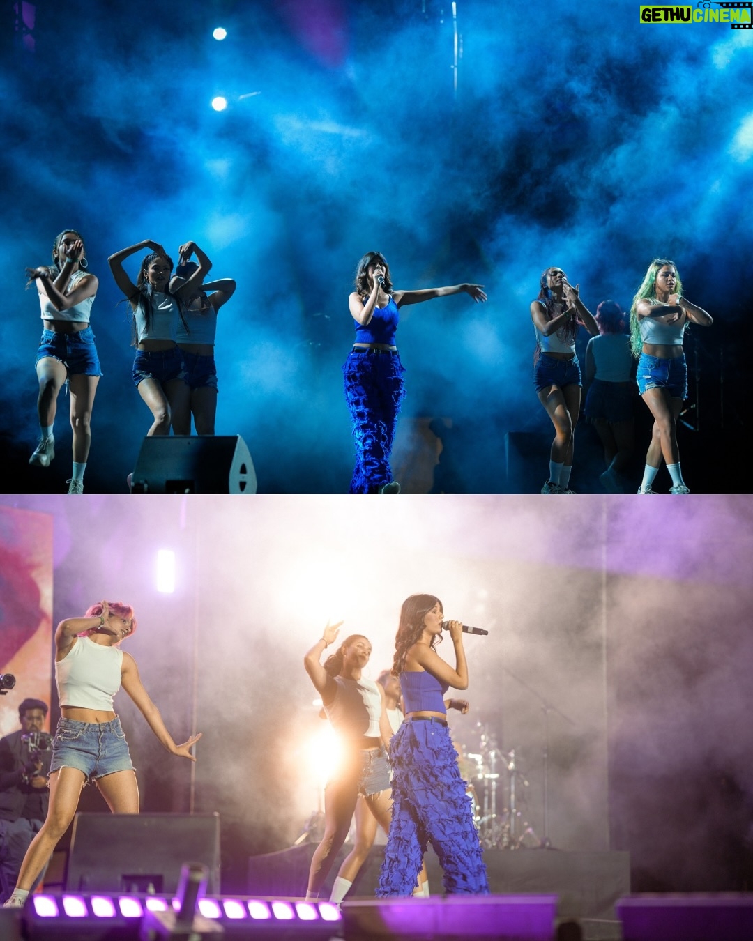 Sejal Kumar - 5.4K Likes - I’ve been writing songs for a while in my bedroom and I was soooo grateful to be able to perform them on stage do a whole pop star type set with dancers and everything 🌟 to many more in the future! Thanks @socialnationnow 🙌
📸 @dc_photoworks_
Top: @zwankeeofficial
Bottom: @_huemn
Styledby: @vailanciaaa
Style team: @thetrendby_aman