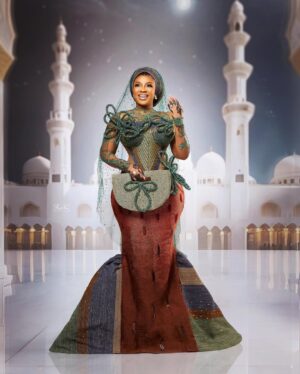 Serwaa Amihere Instagram - Eid Mubarak! ✨ Honored to embody this bridal vision, where tradition meets elegance. If you could give me a beautiful Arabic or Muslim name to match this look, what would it be?

#eidmubarak❤️ #simabrewdoll😍 #simabrewbride #masterpiece #muslimbride #fugucloth 

Outfit @sima_brew 
Hair @oh_my_hairr 
Kente : @afyas_klosset 
Makeup @theglambrushes_ 
Photography @ansahkenphotography