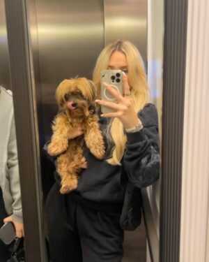 Shania Geiss Instagram - I never thought goodbye would be this soon, you were the strongest and bravest dog i know, no matter what life threw at you, you fought through it. I always knew you were so special! Yesterday was the hardest day of my life letting you go, that was something i never wanted to face but i had to do it for you because i love you so much and i know you are in a happy place with dex🐾You were my best friend, and the only one who always made me smile, there will never be another like you my baby! I hope you know how proud i am of you and how thankful i am that you were by my side since 17 years. Life won’t be the same without you but i will carry you in my heart forever, i promise!  Rest well my love you deserve peace, words don’t describe how much i miss you and how hard it was letting you go but now you’ll be able to take care of us from up there!  I love you fly high my baby🕊️🕊️ 10.03.2025