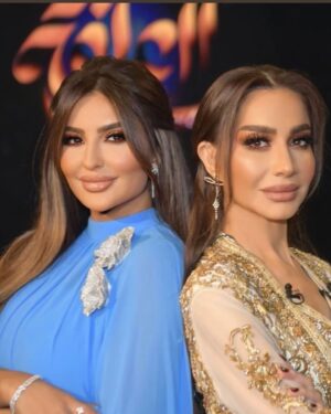 Shatha Hassoun Instagram - تابعوا حلقتي بعد قليل من برنامج #العرافة مع الإعلامية المصرية المتميزة بسمة وهبة على قناتي النهار و المحور الساعة السادسة توقيت القاهرة 
Stylist @ziadalsaleh 
Designer @pukka.official.co 
Make up @alaaeltonsy 
Hair @madohairdresser 
Jewelry @ver.jewelry 
Photographer @moe.soufyan_photography