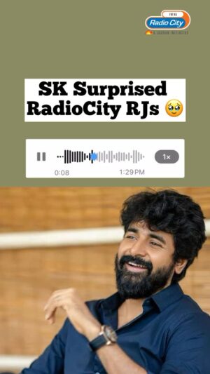 Shrinidhi Padmanaban Instagram - Watch till end 🥹 #SK birthday special 😍
.
@sivakarthikeyan 
.
#sivakarthikeyan #sk #radiocity #radiocitytamil