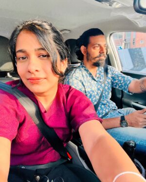 Shrinidhi Padmanaban Instagram - Through thick and thin, all the fights and smiles in between. 4 years of marriage and still can’t imagine life without you. To my favourite person to argue with 🥂🫂 🧿

•Let’s promise to drive each other crazy
•Let’s achieve one goal after the other 
•Let’s stay fit and cute 

Ps. I love you 🫂🩷🧿