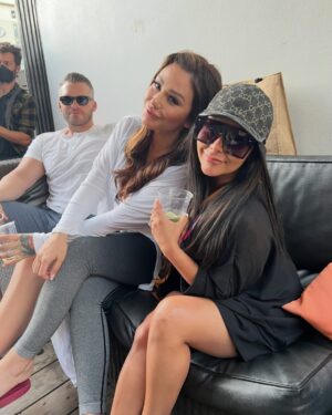 Snooki Instagram - Happy birthday to boooo bestie @jwoww 🍸 You are 40 & fierce!!! We’ve had so many memories together from going on this wild Jersey Shore ride to being pregnant together , becoming moms & killing it at boss bishes. I am so proud of you & so honored to call you my best friend. LOVE YEWWW grandma! Kill it on set of @nannycamthemovie 🥂