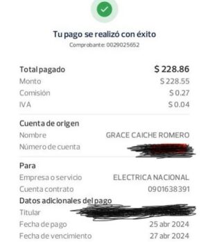 Sofia Caiche Instagram - Me duele sobre manera pagar esta cantidad de dinero en la planilla de luz de #Marzo quien regula esto ? Quien me asegura que este valor es real ? No entiendo por qué me subió más de lo que he venido pagando mes a mes, utilizando los mismo electrodomésticos, la misma rutina, en Diciembre pagué MENOS aún utilizando los foquitos navideños. 
Hago esto público porque necesito como una ciudadana más, que paga impuestos y cumple con la ley, que nos proteja mi estimado presidente @danielnoboaok no es justo !! 
Soy de el sector #LaAurora - #Daule