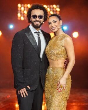 Soni Malaj Instagram - X factor Albania Grand Finale ✨
#mua @ela.pera 
#hair @makeupbysuelacangu 
#dress @mimoza_kadriaj
@klevjan_hoxha_photography