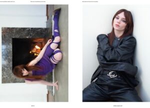 Sophie Thatcher Instagram - @exit_magazine 🖤
📷 @yasminediba 
📹 @amaliairons 
@valeriasemu 🩰
@itsmyjello (thank you for the Izumi suzuki words on my dress) 
@lilly_keys @fitchlunarhair