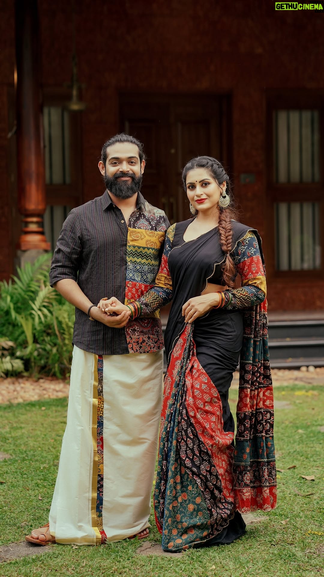 Sruthi Lakshmi - 9.8K Likes - A Tapestry of Togetherness
When love meets legacy and fashion tells a story you get moments like these.
Worn by the graceful @lakshmi.sruthi and the charming @avin_anto this look is more than just style it’s a celebration of heritage, individuality, and connection.
He wears a tale of tradition in our Black Kantha Full Sleeve Multi Patch Shirt, styled effortlessly with a kasavu touch. She glows in our Black Mulcotton Scallop Saree with Multi Patch Pleats a blend of timeless elegance and handcrafted beauty.
Together, they embody the spirit of Byhand where every outfit is not just made, but felt.
Videography - @_raylightsphotography_
MUA - @shimmerwith_sara_mua
#ByhandInStyle #SruthiLekshmi #AvinAnto #HandcraftedWithLove #CoupleGoals #EthnicElegance #PatchworkPerfection #SlowFashionIndia #MadeWithSoul #RootedInCulture #ByhandStories