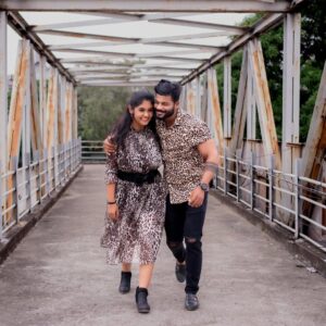 Sruthi Shanmuga Priya Instagram - Remembering you every moment but maybe missing you a little extra today 🤍🌸 my dear guardian angel @arvind__shekar 😘