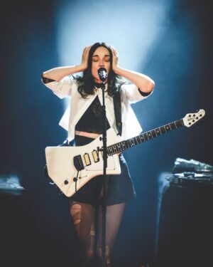 St. Vincent Instagram - thank you, guadalajara!!
 
up next:
4/2 – CDMX
4/3 – CDMX
4/4 – Monterrey, MX
4/6 – Dallas, TX!!!
 
📷
1-3, 5- @medphoto_ for @_mrindie
4 - @astronotas.music for @ackpromote 
#allbornscreamingtour
