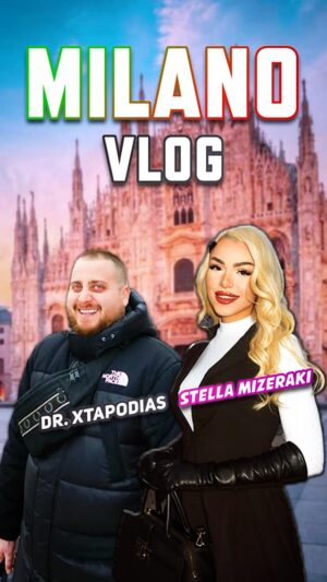 Stella Mizeraki Instagram - Μόλις ανέβηκε στο YOUTUBE το VLOG από το MILANO 🇮🇹 με @dr_xtapodias 🙌
LINK IN BIO