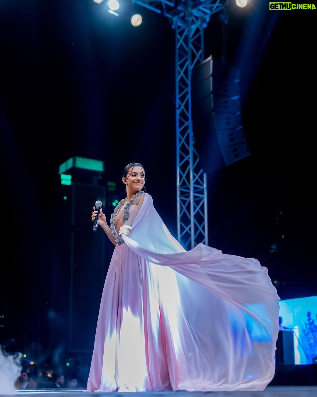 Stephanie Atala - 97.4K Likes - I had the pleasure to perform live my first two original songs yesterday at @theemigala
#bentmbareh and #elbekle both have a special place in my heart and I was very happy to share them with a star studded audience full of love and smiles.
Thank you for loving my songs and my art. āļøā”ļø
ā¢
Last one is at the afterparty celebrating bentmbareh and making new friends. š¤
ā¢
Wearing a magical silver @tonywardcouture dress
Wearing a princess pink @georgeschakraofficial dress
Styled by @styledbyibra š
Makeup by @glambyghaliah
Hair by @laloge_uae
ā¢
Photography by @sergeabboud
@ronyhannaphotography And @kapturise
ā¢
#stephanieatala #zef #dubai #emigala
#Ų³ŲŖŁŁŲ§ŁŁ_Ų¹Ų·Ų§_Ų§ŁŁŁ #Ų²Ų§Ł #ŲÆŲØŁ
