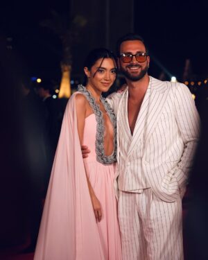 Stephanie Atala Instagram - I had the pleasure to perform live my first two original songs yesterday at @theemigala 
#bentmbareh and #elbekle both have a special place in my heart and I was very happy to share them with a star studded audience full of love and smiles. 
Thank you for loving my songs and my art. ⭐️⚡️
•
Last one is at the afterparty celebrating bentmbareh and making new friends. 🤍
• 
Wearing a magical silver @tonywardcouture dress
Wearing a princess pink @georgeschakraofficial dress 
Styled by @styledbyibra 💖
Makeup by @glambyghaliah 
Hair by @laloge_uae 
•
Photography by @sergeabboud 
@ronyhannaphotography And @kapturise 
•
#stephanieatala #zef #dubai #emigala 
#ستيفاني_عطا_الله #زاف #دبي