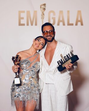 Stephanie Atala Instagram - I had the pleasure to perform live my first two original songs yesterday at @theemigala 
#bentmbareh and #elbekle both have a special place in my heart and I was very happy to share them with a star studded audience full of love and smiles. 
Thank you for loving my songs and my art. ⭐️⚡️
•
Last one is at the afterparty celebrating bentmbareh and making new friends. 🤍
• 
Wearing a magical silver @tonywardcouture dress
Wearing a princess pink @georgeschakraofficial dress 
Styled by @styledbyibra 💖
Makeup by @glambyghaliah 
Hair by @laloge_uae 
•
Photography by @sergeabboud 
@ronyhannaphotography And @kapturise 
•
#stephanieatala #zef #dubai #emigala 
#ستيفاني_عطا_الله #زاف #دبي