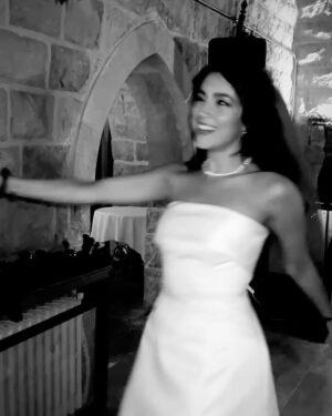Stephanie Atala Instagram - انت الأفلام والموسيقى والالهام بكل دقيقة. انت كلّ الاشيا اللي بدي اياها من هالدنيا كلها ونقطة على السطر.
From the moment I first saw you I knew my life wouldn’t be the same. I never want to spend a day without seeing you or hearing your voice. I never really believed in unconditional love before you. I am so happy to have said yes to a life with my best friend. This song is everything we feel for each other and also, for everyone who believes in love. May your days be filled with love and laughter. Thank you for celebrating our love with us. We got engaged 💍 
•
#masrefahlam #engaged #shesaidyes (obviously) #SheAlsoHadAFullGlutenFreeCakeForHerself #love #bestfriends #nowthenAndAfter #mate 🤍 
#stephanieatala #zef #ستيفاني_عطالله #زاف #حب #خطوبه 
•
Steph’s look: 
Dress @esposagroup 
Shoes @seaside_avenue 
Flashy pink headpiece god knows where she found that. 👰🏻 but she loves it. #bye 💕
•
You can listen to Masref Ahlam on all platforms 🎵