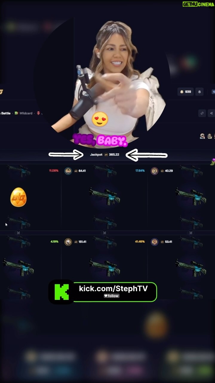 Stephanie Herela - 34 Likes - Just pulled over $3K in a single Case Battle live on @kickstreaming — only on @csgobig 
Use code Stephanie for a 5% deposit bonus   a shot at my 950-coin weekly leaderboard 🌟 
I’m also dropping 💵 free battle giveaways 🤩 daily — don’t miss the next stream!
Link in Bio 🥰 
#CSGOBIG #CaseBattle #CSGO #KickStreamer #KickLive #GiveawayAlert #CSGOCases #StreamerLife #HighRoller #BigPulls #DailyGiveaways #CSGOCommunity #GamerGirl #StephanieHerela #GoogleMe #CSGOWins #TopStreamer