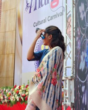 Suba Priya Arasarathinam Instagram - Served fresh and hot 😂♥️
All about today!!

Thank you @dsu_trichy  for inviting ✨