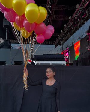 Suba Priya Arasarathinam Instagram - My inner child said that “it’s never too late” ♥️

#rusiyumisaiyum #foodfestival #codissiagrounds #coimbatore #rjsubaa #hostmodeon #bangondangon #subapriyaarasarathinam