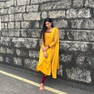 SubhaLakshmi R Instagram - 🌼🦚#somepositivevibes❤️ 

#2025#thirumalaikovil#murugar#peace#life#blessing#photo#iphone#fyp#subinairr#tenkasi