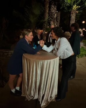 Sue Bird Instagram - Tying knots 🤵‍♀️

Congrats @arapinoe & Kaylee ❤️