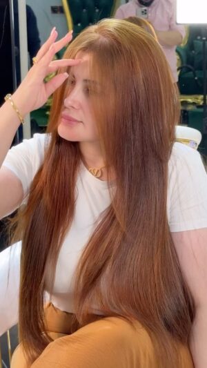 Sulaf Jalil Instagram - وغيرنا لون الشعر👍🏻💕
#سولاف_جلیل