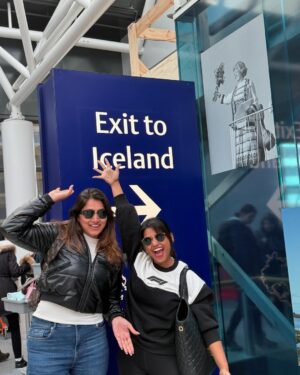 Sumaiya Naaz Instagram - Iceland 🇮🇸 🧿From one adventure to 5th country down with my bestie @djdeepikanavz Iceland, we’ve arrived 💗
 @roadtripsmadeepic Excited for the trip 😍
