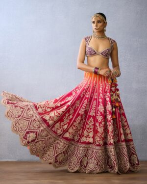 Supriya Pilgaonkar Instagram - @supriyapilgaonkar & @shriya.pilgaonkar ~ playing the muses of Maharashtra in Juloos.

A sunset is nature’s most effortless masterpiece—colors melting into one another, painting the sky like an artist’s final stroke. And what is fashion, if not an extension of this artistry? Featured here is our Saroj lehenga & Sari draped in the hues of dusk, capture the poetry of a setting sun—An ombré of saffron, blush, and deep amber embroidered in the finest of Zardosi and doriya hand embroidered on pure raw silk. 
 

𝐔 𝐍 𝐕 𝐄 𝐈 𝐋 𝐈 𝐍 𝐆
𝐉𝐮𝐥𝐨𝐨𝐬 • जुलूस • جلوس

Story, concept & direction: @karantorani 
Image courtesy @vanshVirmani 
Styling, casting @jahnvibansal
Jewellery @shriparamanijewels
Assistant director @asmipradeep
Hair & Makeup @Bkccad @samanthakochharr
Set Design & execution @thea3project @ambitrix
Floral design partners @blacktulipflowers_india

#ToraniIndia #Juloos #GaneshChaturthi #CelebratingIndia