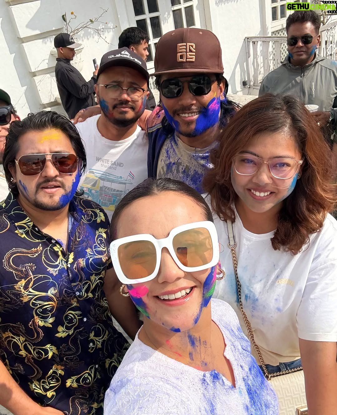 Swastima Khadka - 51.3K Likes - Hope you all had a wonderful holi. Live life in your own colors and shine bright. 🎉