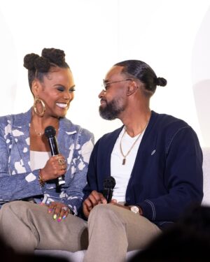 Tabitha Brown Instagram - We go together real baaaaaddd😂😂❤️❤️ Anniversary loading……. April 19th❤️ #tabandchance 
📸. @carolleerose