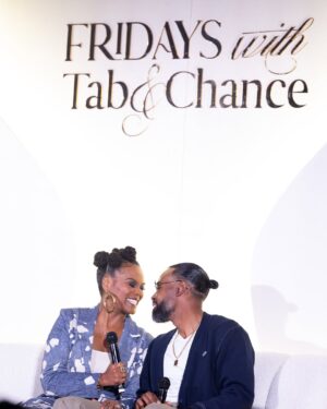 Tabitha Brown Instagram - We go together real baaaaaddd😂😂❤️❤️ Anniversary loading……. April 19th❤️ #tabandchance 
📸. @carolleerose
