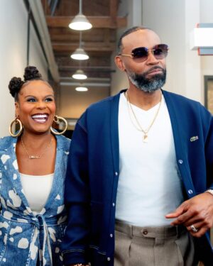 Tabitha Brown Instagram - We go together real baaaaaddd😂😂❤️❤️ Anniversary loading……. April 19th❤️ #tabandchance 
📸. @carolleerose