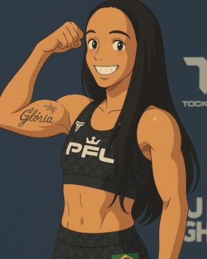 Taila Santos Instagram - 😁 #inovação #arte #futuro
#mma #pfl #pflworldtournament 
#teamtailasantos🇧🇷 

@pflmma 
@takedownshop