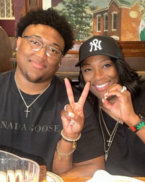 Tamara 'Taj' Johnson-George Instagram - It’s official!  I no longer have a teenager😩. My baby is 20 years old today🎉🎉🎉!

Help me wish my little baby boy a very happy birthday💙🎉🎁🎂🎈

Happy 20th Birthday, @er1q.0 😘
