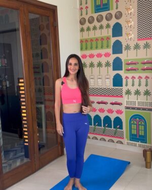 Tara Sharma Instagram - A fun and exciting day of 

shoot for our #thetarasharmashow @youtube channel link in bio and here is a little #bts …

1. A candid chat on #parenting #teens , the adventures and more, with as I often joke, the co producer of our kids and the show @roopaksaluja . We also spoke about #adolescense , the importance of #opencommunication and more. We are no experts and learning as we go along but as the show began as my diary as a new mum over about 15 years ago this feels like a natural chat to have on our channel & it’s one we constantly have at home. 

2. BTS of the general hustle & bustle 

3. Roopak on our barstool hot seat haaha seemed like an apt place to have this chat 

4. With fab @moneishagandhi and @geeveekaay founders of @letsbuddyup an #inclusive #accessible #social #connection #network for people without and with disabilities . A moving chat about their experiences parenting #neurodiverse #kids and the power of #friendships and more. 

5. #yogawithtara type #wellness #content tweaked for YT .. with a very special guest who sometimes joins in, our #doggie, Tia!

6. bts of the atmosphere 

7. A little selfie video 

8. A lil snippet 

9. Roopak Reflecting 

10. with a few from the super team

11. Watch this space! 

12. #yoga with our cheerful wallpaper 

All videos will be put on the channel soon. Do watch, subscribe, share and interact and we hope you like them and all the exciting stuff coming up on our platform to discuss topical issues in the #family space with a view to helping bring about #positivechange Hope it’s all a success touch wood😀❤️🧿. 

For those of you who’ve been following my journey, you may know that for a while I’ve been working on getting our big sponsors, big platform and big guests for #tss Season 6, doing all my little things in between. It struck me that the little things are big things too. Joy is often in the lil things. No more waiting! Back in action doing what I love. Creating meaningful content, inspiring conversations & more. Self produced. PS brands interested in authentic collabs feel free to DM. As a realist it has to earn too right!

Have a super day all! Watch this space for when the episodes are out!

#staysafe