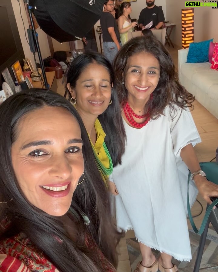 Tara Sharma - 543 Likes - A fun and exciting day of
shoot for our #thetarasharmashow @youtube channel link in bio and here is a little #bts …
1. A candid chat on #parenting #teens , the adventures and more, with as I often joke, the co producer of our kids and the show @roopaksaluja . We also spoke about #adolescense , the importance of #opencommunication and more. We are no experts and learning as we go along but as the show began as my diary as a new mum over about 15 years ago this feels like a natural chat to have on our channel & it’s one we constantly have at home.
2. BTS of the general hustle & bustle
3. Roopak on our barstool hot seat haaha seemed like an apt place to have this chat
4. With fab @moneishagandhi and @geeveekaay founders of @letsbuddyup an #inclusive #accessible #social #connection #network for people without and with disabilities . A moving chat about their experiences parenting #neurodiverse #kids and the power of #friendships and more.
5. #yogawithtara type #wellness #content tweaked for YT .. with a very special guest who sometimes joins in, our #doggie, Tia!
6. bts of the atmosphere
7. A little selfie video
8. A lil snippet
9. Roopak Reflecting
10. with a few from the super team
11. Watch this space!
12. #yoga with our cheerful wallpaper
All videos will be put on the channel soon. Do watch, subscribe, share and interact and we hope you like them and all the exciting stuff coming up on our platform to discuss topical issues in the #family space with a view to helping bring about #positivechange Hope it’s all a success touch wood😀❤️🧿.
For those of you who’ve been following my journey, you may know that for a while I’ve been working on getting our big sponsors, big platform and big guests for #tss Season 6, doing all my little things in between. It struck me that the little things are big things too. Joy is often in the lil things. No more waiting! Back in action doing what I love. Creating meaningful content, inspiring conversations & more. Self produced. PS brands interested in authentic collabs feel free to DM. As a realist it has to earn too right!
Have a super day all! Watch this space for when the episodes are out!
#staysafe