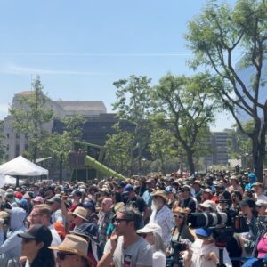 Taylor Lorenz Instagram - Scenes from @berniesanders @aoc’s 36,000 person Stop Oligarchy rally today in downtown LA