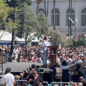 Taylor Lorenz Instagram - Scenes from @berniesanders @aoc’s 36,000 person Stop Oligarchy rally today in downtown LA