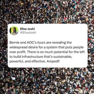 Taylor Lorenz Instagram - Scenes from @berniesanders @aoc’s 36,000 person Stop Oligarchy rally today in downtown LA
