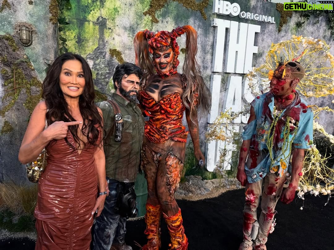 Tia Carrere - 5.4K Likes - @thelastofus @hbo #thelastofus premier Whoo hoo! @iamgabrielluna you rock! #bellaramsey is a badass and bummed we missed saying hi to @pascalispunk