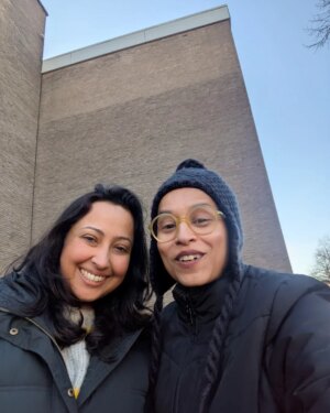 Tillotama Shome Instagram - This trip to Amsterdam was so weird and yet warm. 
I was so sick, that all I saw of it, was from a bed, looking out of the window for 6 days.
 On the 7th day I was able to walk and the sun came out to celebrate. Charu kept pace with my slow walk, let me talk to the flowers, had some good coffee, and played a deck building game called Slay the spire. 
We met after a decade, she nursed me back to health and time had not blunted the love in the slightest. So lucky to have such a friendship.
Happy Sunday to All.
